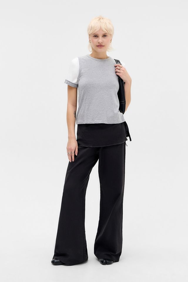 Pantaloni Gonna con Laccetto Laterale Neri BDG #1