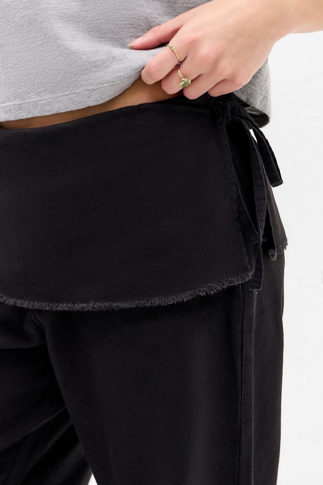Pantaloni Gonna con Laccetto Laterale Neri BDG #3