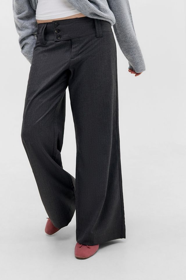 Pantaloni Svasati Larghi Grigi UO Charli #5