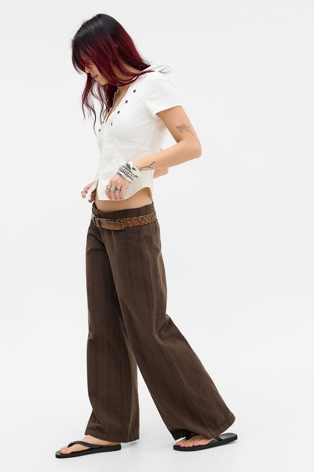 BDG Tally Low Rise Textured Trousers #1
