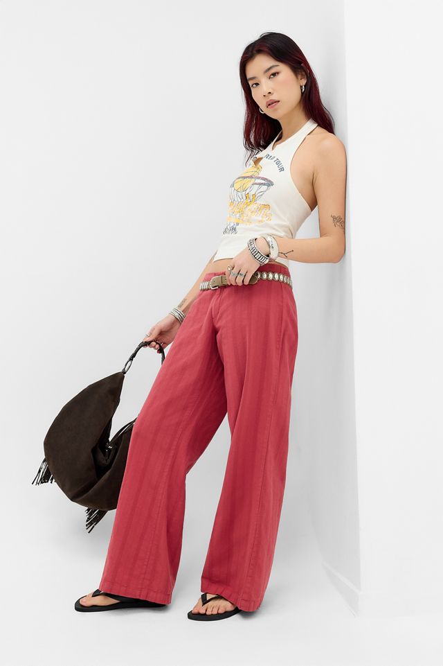 Pantaloni Testurizzati a Vita Bassa Tally BDG #1