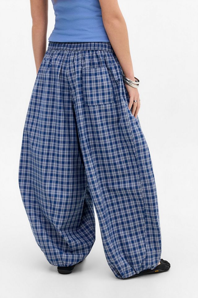 Pantalon en coton à carreaux Sid iets frans... #3