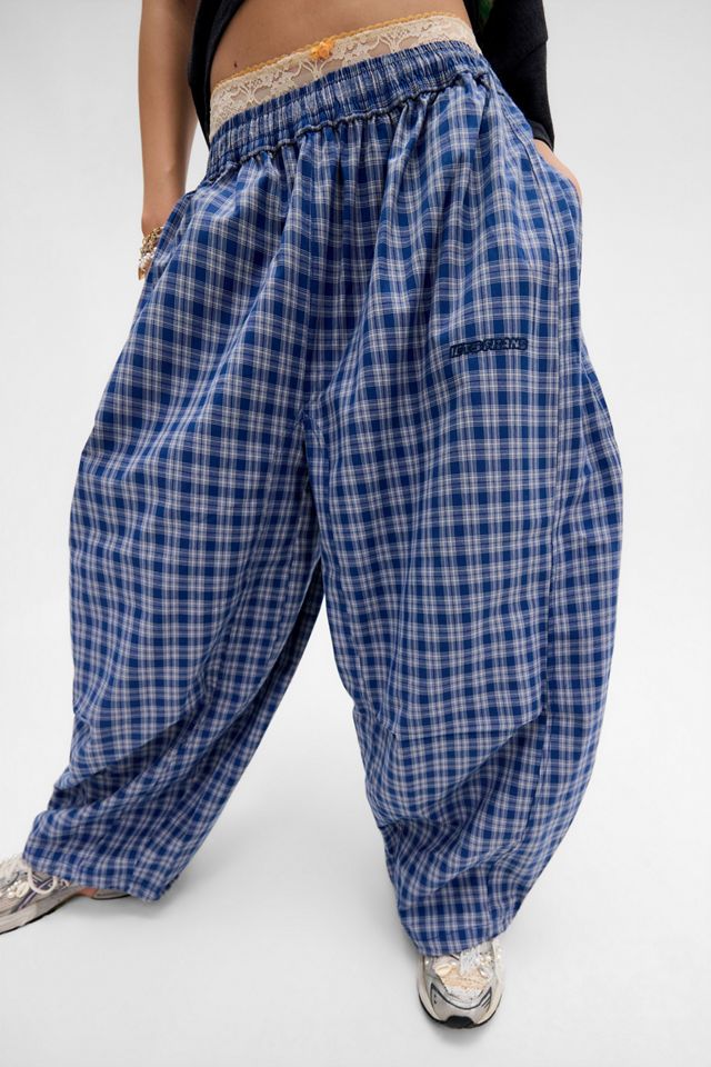 Pantalon en coton à carreaux Sid iets frans... #5