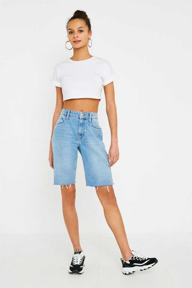 BDG - Short Jessye en jean bleu #5