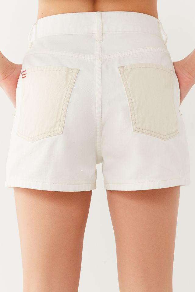 PLT - Short en coton bleu vif à badge | PrettyLittleThing FR