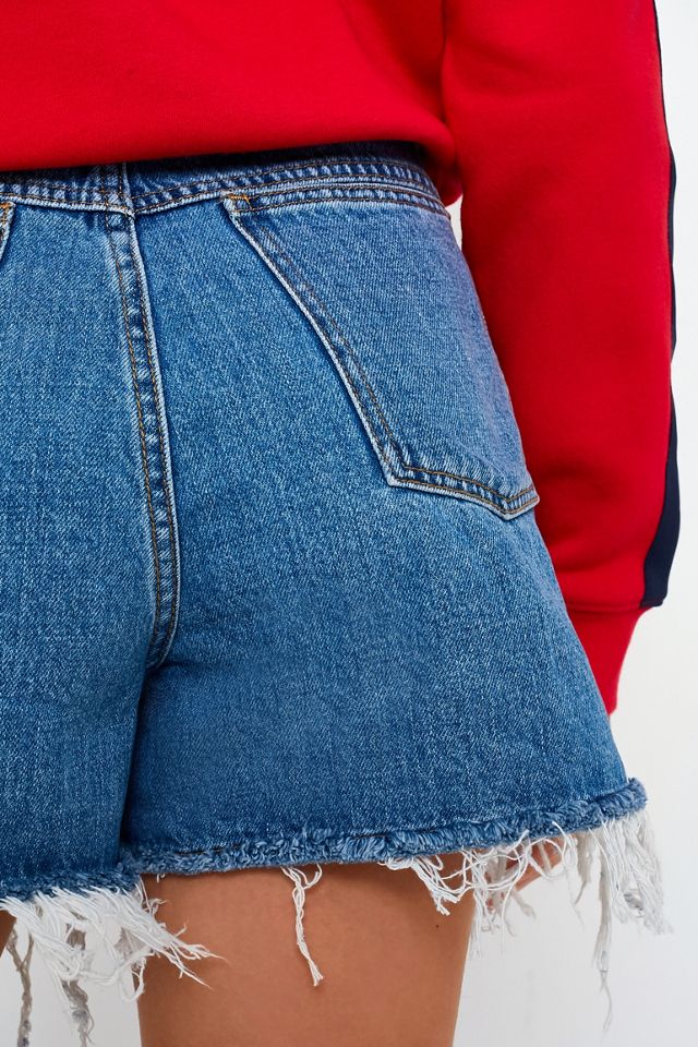 BDG Hazel High-Rise Button Fly Denim Shorts #2