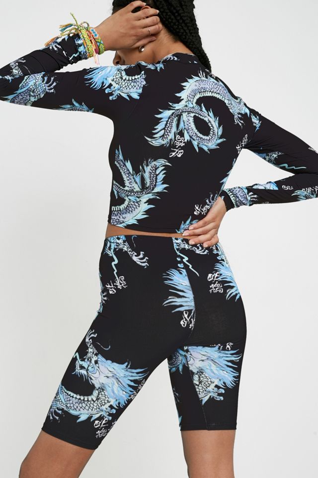 UO Dragon Motif Cycling Shorts #3