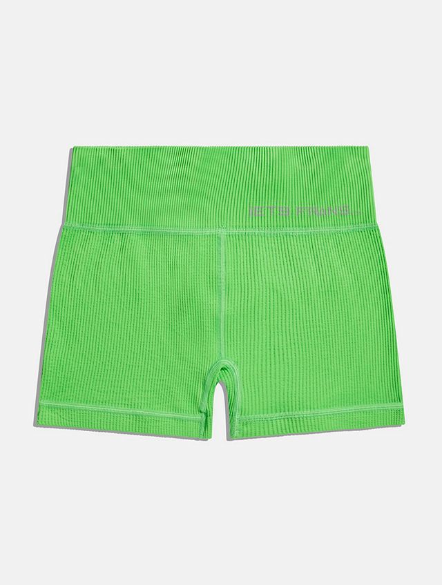 iets frans... Green Ribbed Cycling Shorts | Urban Outfitters UK