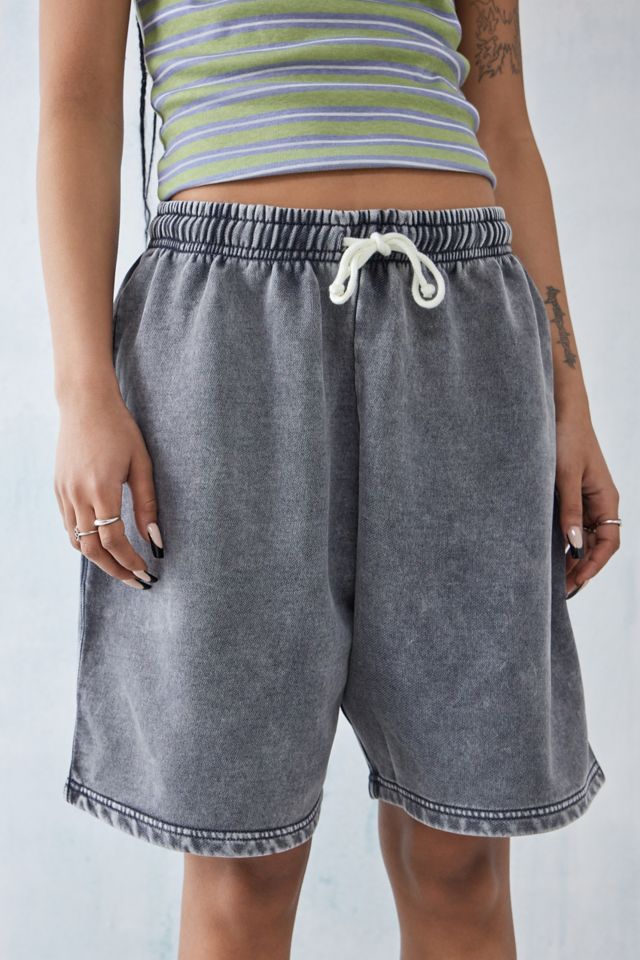 Grey longline 2024 sweat shorts