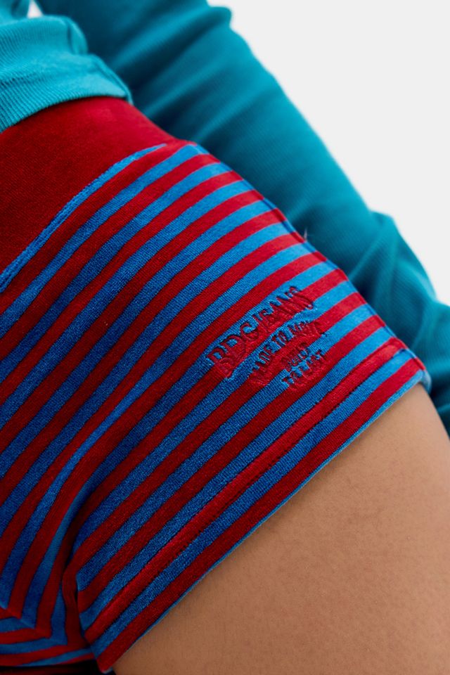 Shorts de Terciopelo a Rayas BDG #2