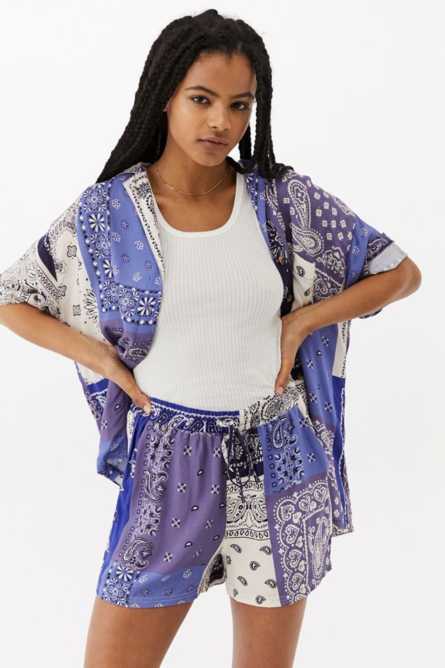 Pantaloncini UO Paisley Patchwork Resort #2