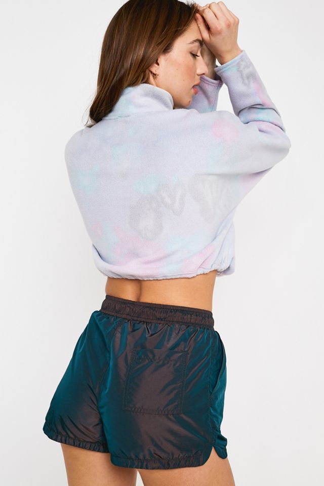 UO Iridescent Runner Shorts #1