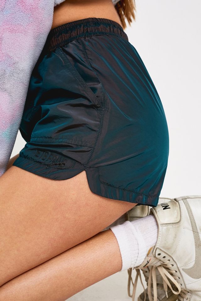 UO Iridescent Runner Shorts #3