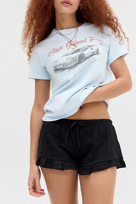 Jules Broderie Mini Shorts en taille: XS - Kimchi Blue - Modalova