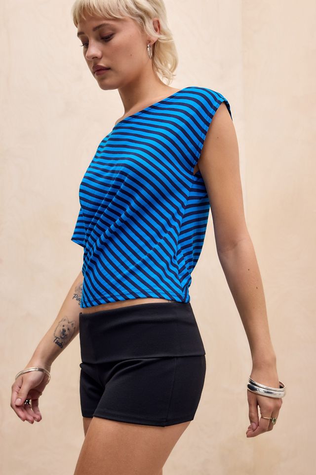 UO Faye Foldover Mini Shorts #2