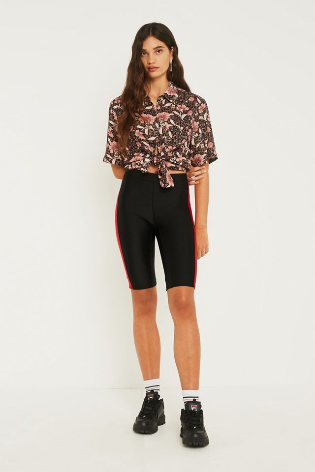 UO Red Stripe Cycling Shorts #1