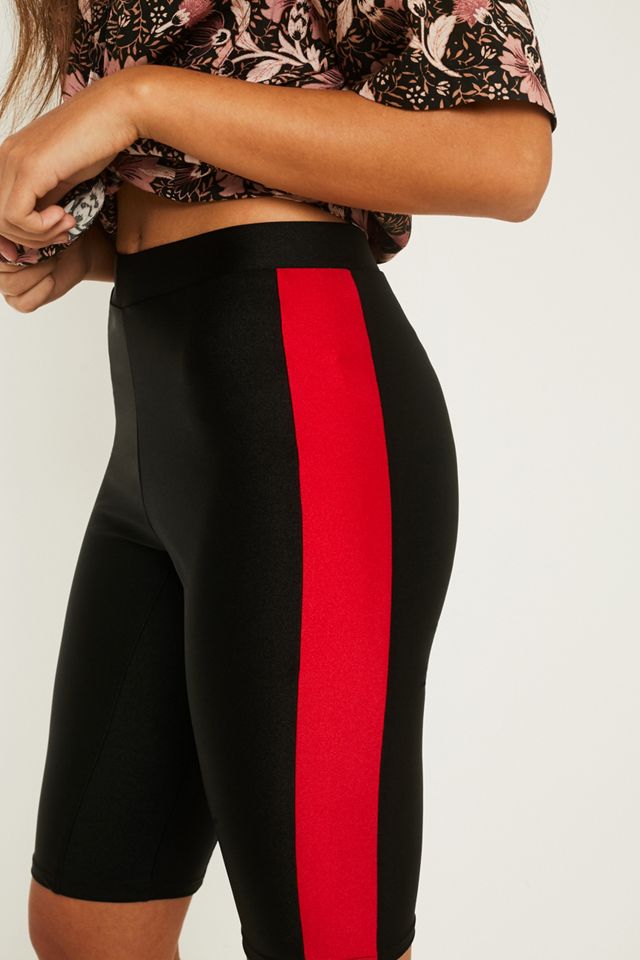 UO Red Stripe Cycling Shorts #4