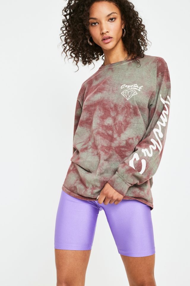 UO Lilac Disco Cycling Shorts