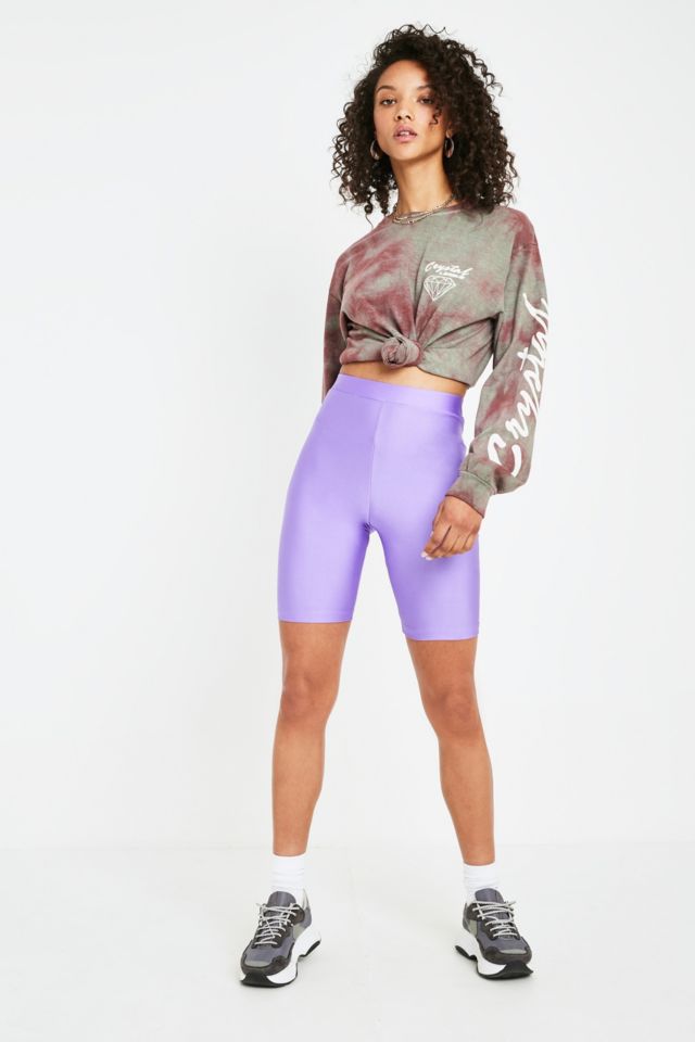 UO Lilac Disco Cycling Shorts