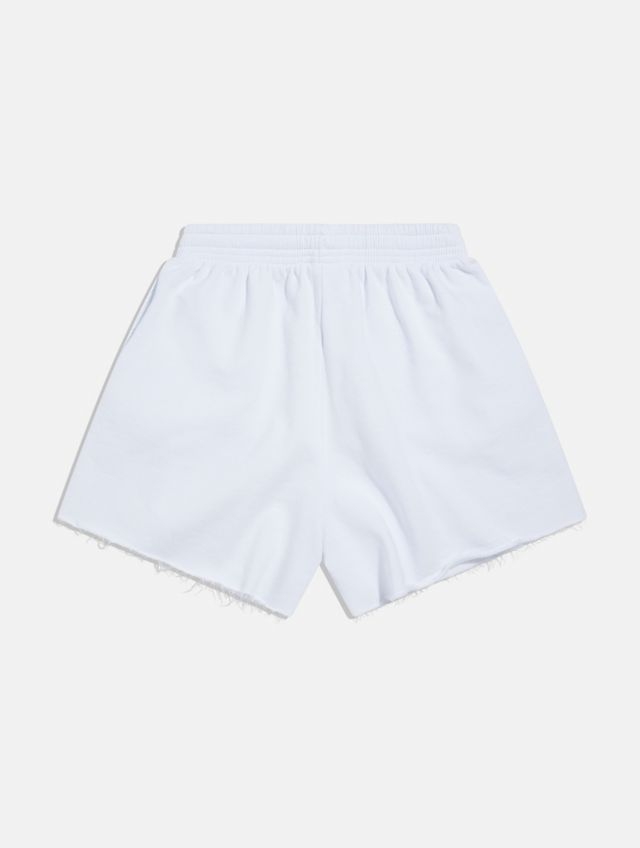 White store jogger shorts