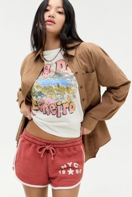 BDG Appliqué Runner Shorts