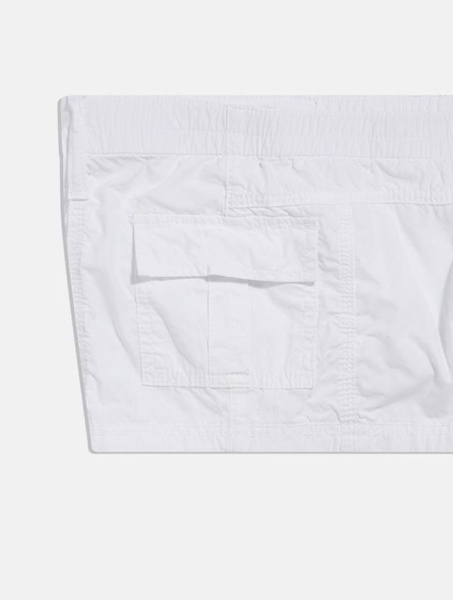 UO Y2K White Cargo Shorts #6
