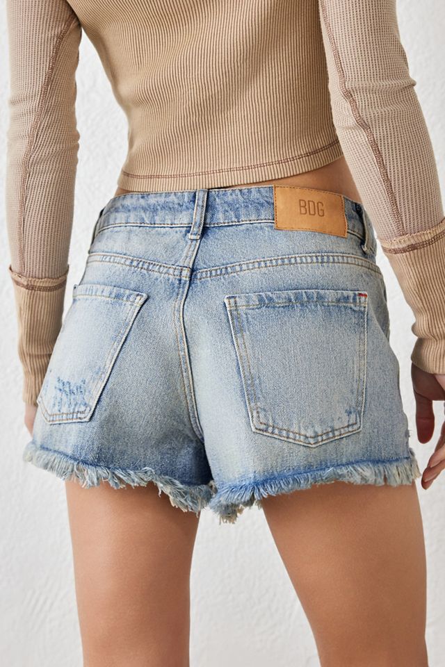 BDG Calli Distressed Denim Mini Shorts  #2