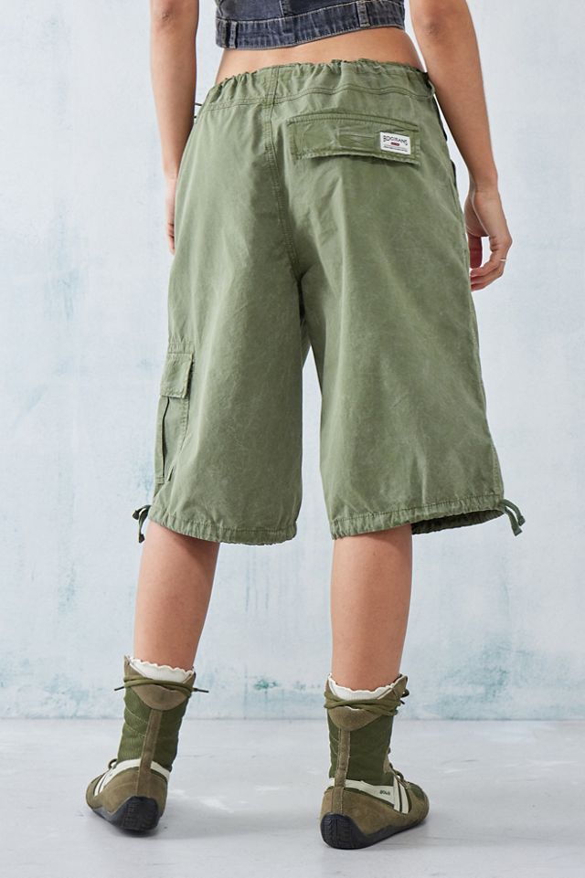 BDG Pantaloncini Khaki Longline Baggy Tech #4