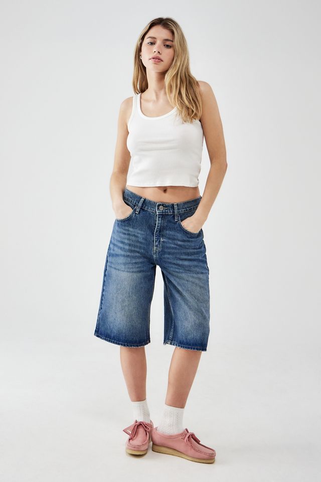 BDG CTRL-Z Missouri Longline Indigo Jorts #1