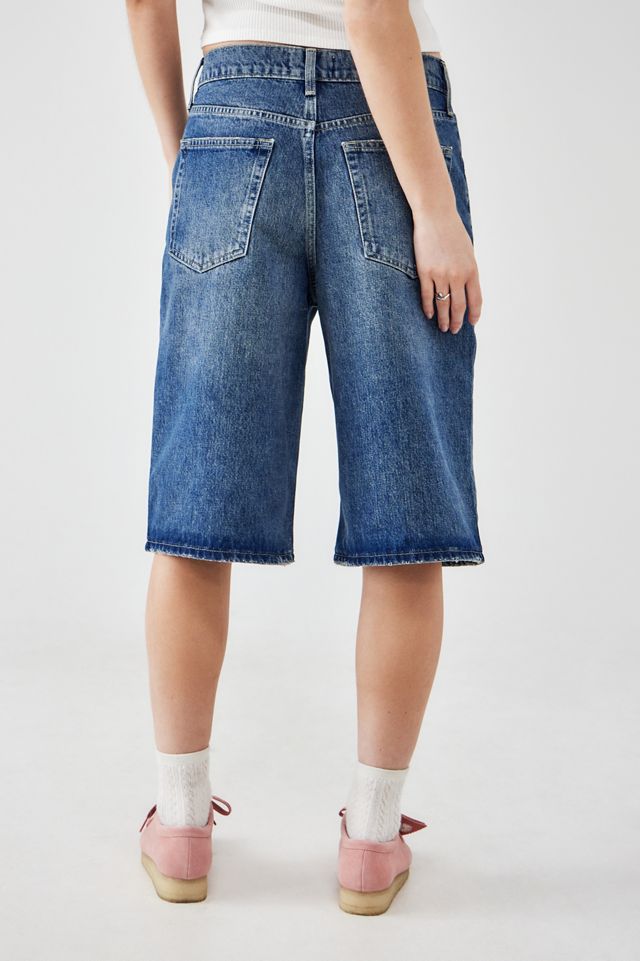 BDG CTRL-Z Missouri Longline Indigo Jorts #3