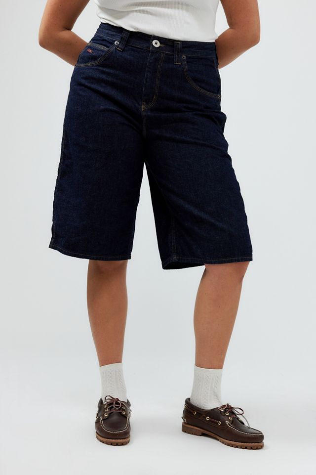 BDG Astrid Longline Dark Rinse Jorts #4