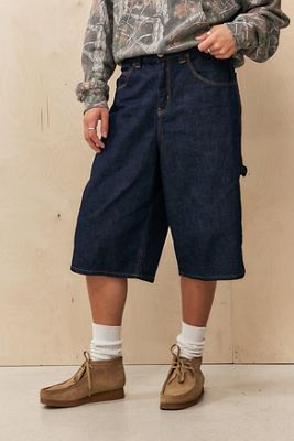 BDG Astrid Longline Jorts in dunkler Waschung