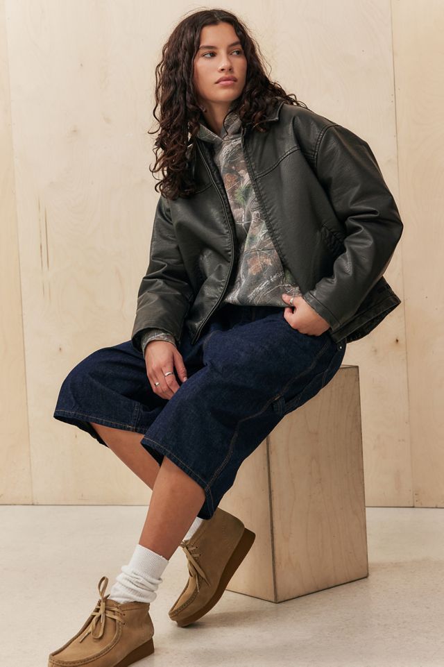 BDG Astrid Longline Dark Rinse Jorts #1