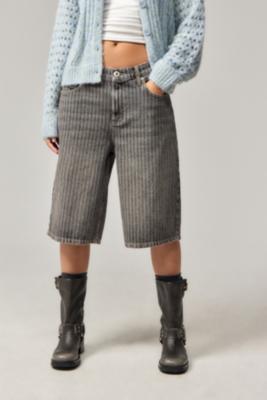 BDG Missouri Longline Authentic Jorts - Grey 24 at Urban Outfitters