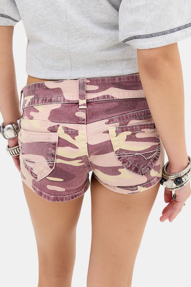 BDG Pantaloncini Mini Piper Rosa Mimetico #3