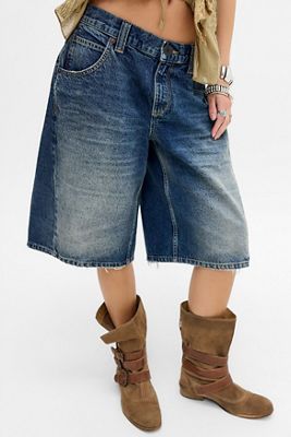 Short en jean Missouri à coutures torsadées BDG