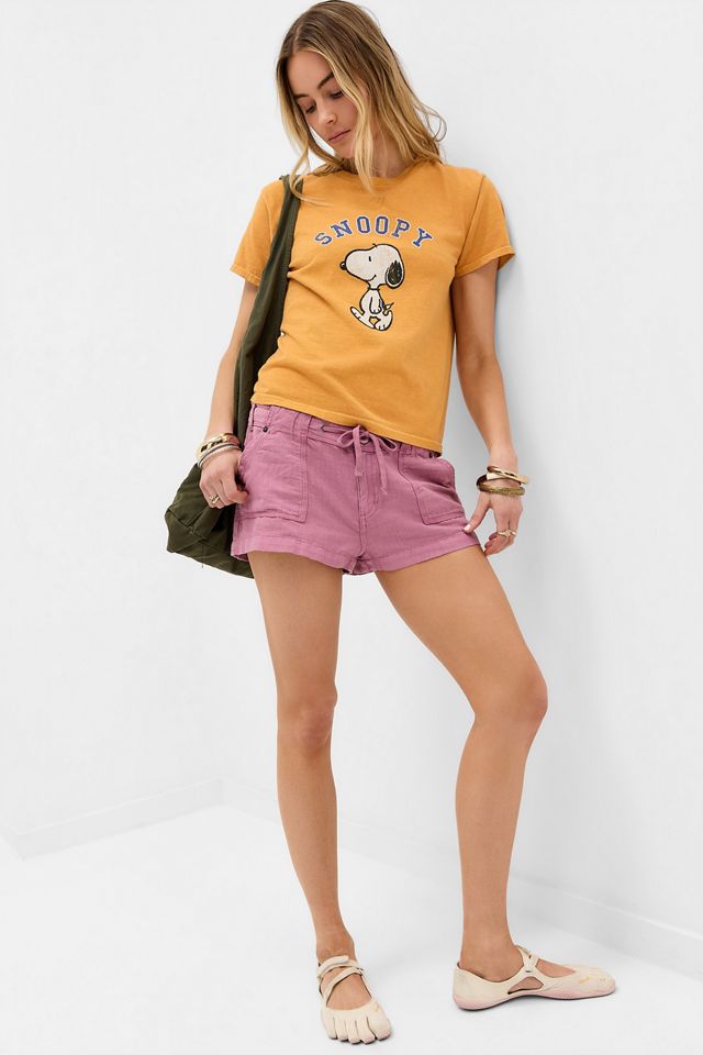 Shorts de Lino con Cinco Bolsillos BDG #1