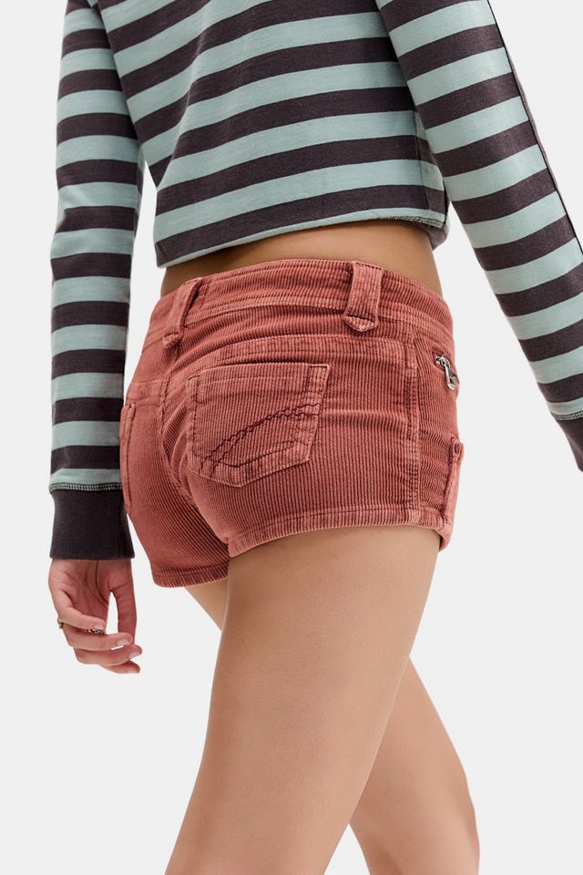 BDG Chai Piper Cord-Minishorts #1