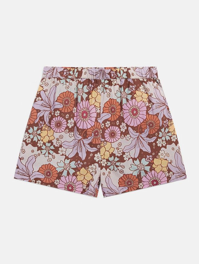 UO Poplin Vintage Floral Shorts #4