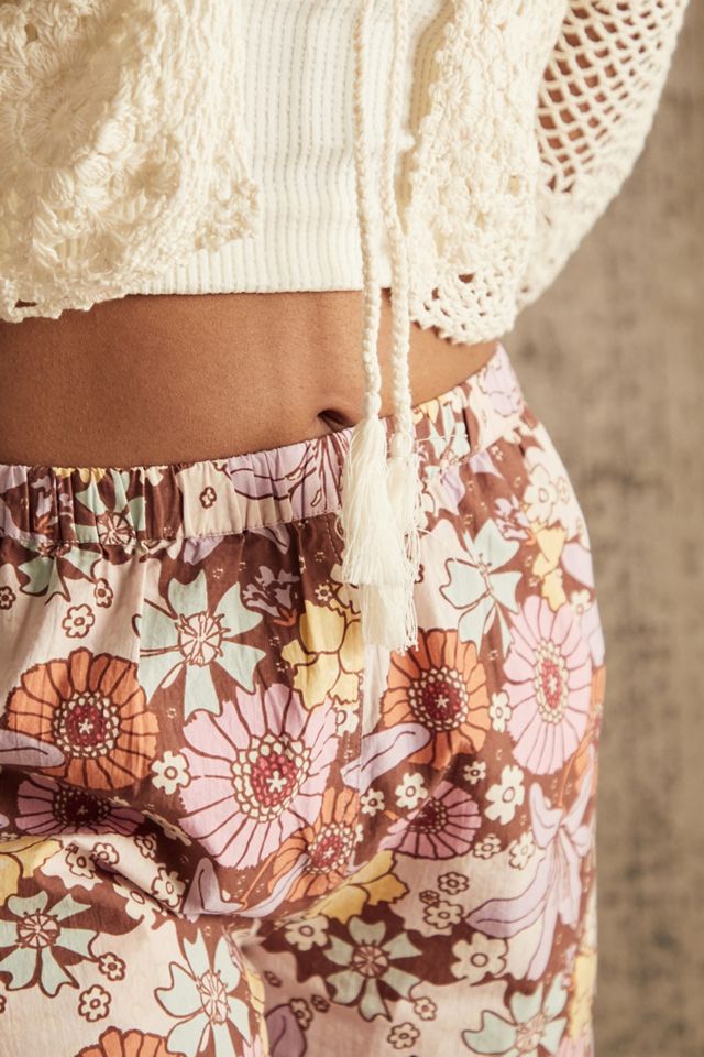 UO Poplin Vintage Floral Shorts #3