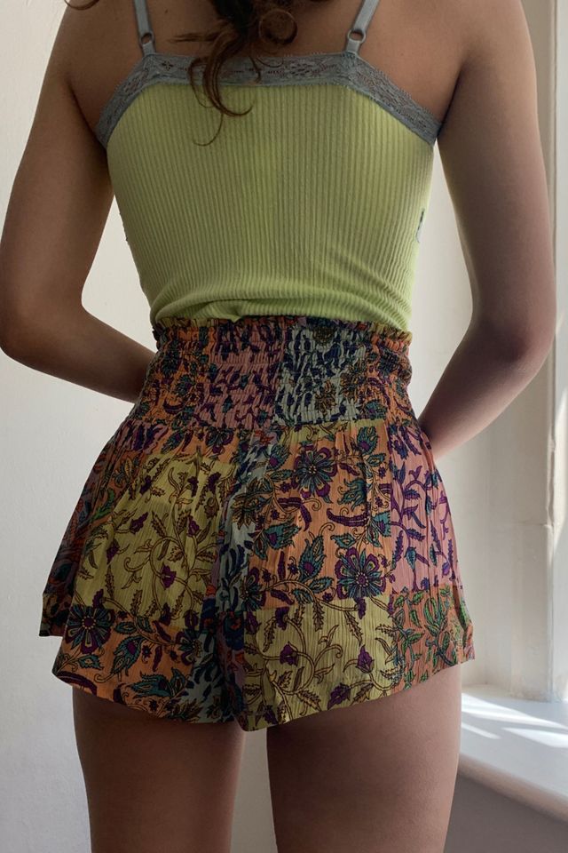 UO Shimmy Shirred Shorts #2