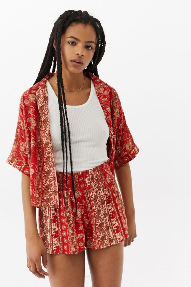 UO Soft Crinkle Beach Shorts #1