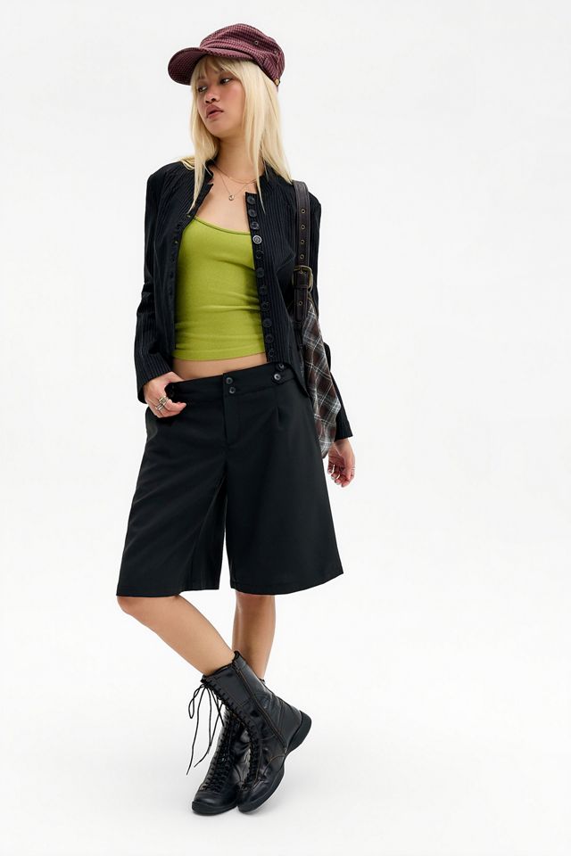 UO Schwarze Culotte-Shorts #2