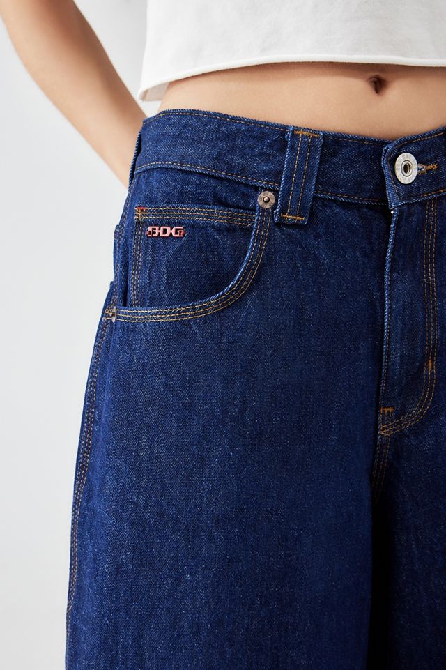 BDG Astrid Longline Dark Blue Jorts #4