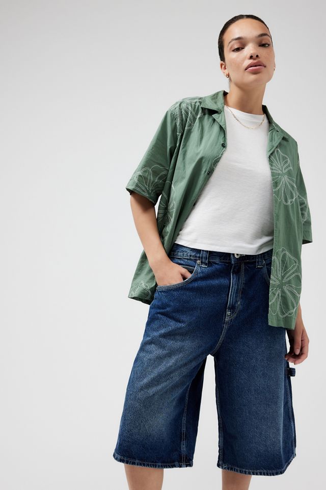 BDG Astrid Longline Blue Wash Jorts #4