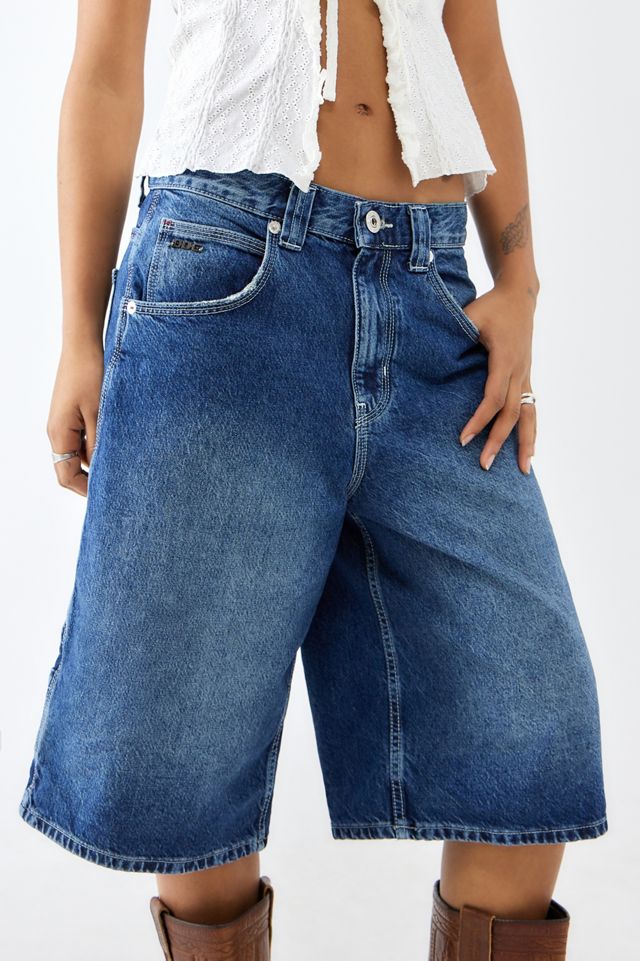 BDG Astrid Longline Blue Wash Jorts #1