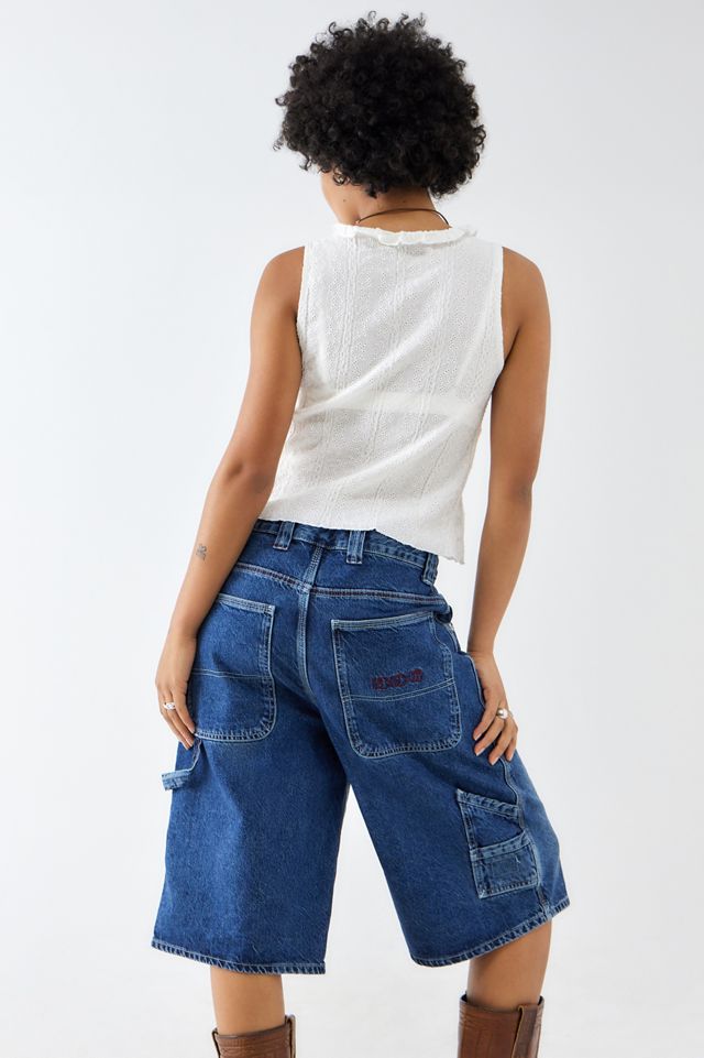 BDG Astrid Longline Blue Wash Jorts #3