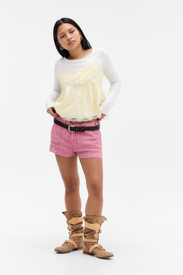 Short en lin à 5 poches BDG #2