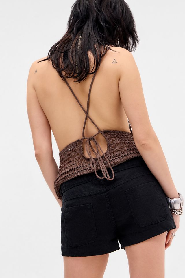 Pantaloncini in Lino a 5 Tasche BDG #3