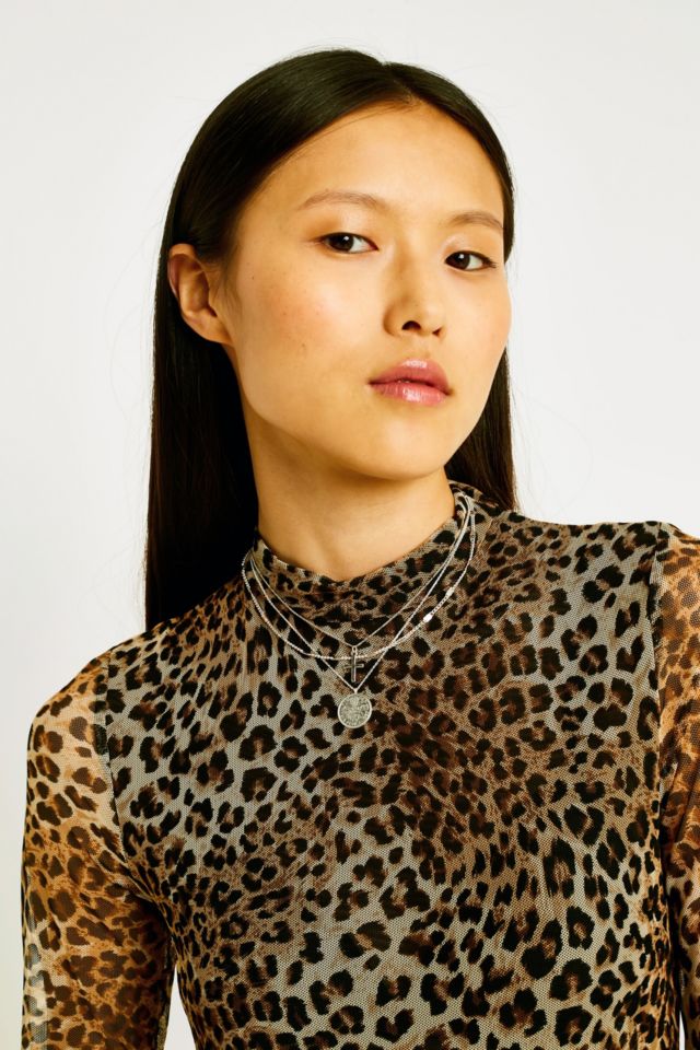 Leopard turtleneck deals urban outfitters